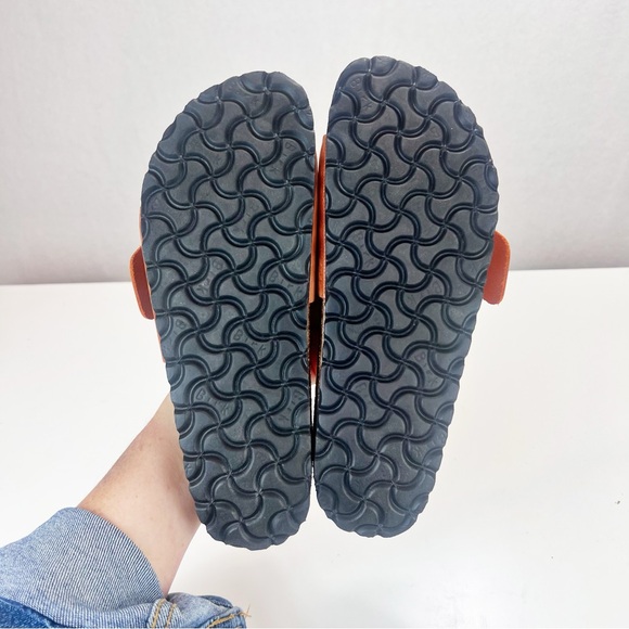 Birkenstock Madrid Big Buckle Oiled Leather Burnt Orange Size 38 - Picture 7 of 9